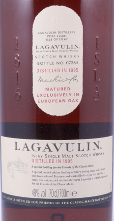 Lagavulin 1995 12 Years FOCM Special Release 2008 Limited Edition Islay Single Malt Scotch Whisky 48,0%