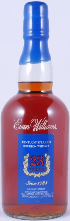 Evan Williams 23 Years Blue Wax Sealed Kentucky Straight Bourbon Whiskey 51.5%