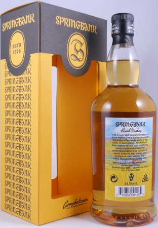 Springbank Vintage 1999 16 Years Local Barley Release 2016 Campbeltown Single Malt Scotch Whisky Cask Strength 54.3%