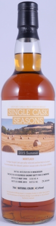 Mortlach 1998 17 Years Hogshead/Sherry Butt Finish Cask No. 4 Single Cask Seasons Summer 2015 Speyside Single Malt Scotch Whisky 47,4%