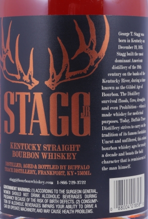 Stagg Jr. Release 2016 / Batch 6 Kentucky Straight Bourbon Whiskey Barrel Proof 66,25%