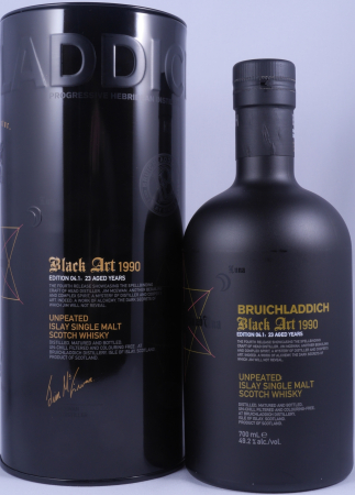 Bruichladdich Black Art Edition 04.1 1990 23 Years Limited Edition Release 2013 Islay Single Malt Scotch Whisky Cask Strength 49.2%