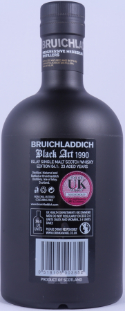 Bruichladdich Black Art Edition 04.1 1990 23 Years Limited Edition Release 2013 Islay Single Malt Scotch Whisky Cask Strength 49.2%