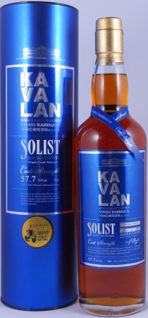 Kavalan Solist 2009 4 Years Vinho Barrique Cask No. W090220033 Release 2013 Taiwan Single Malt Whisky 57,7%
