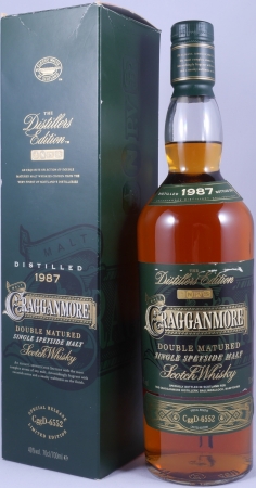 Cragganmore 1987 13 Years Distillers Edition 2001 Special Release CggD-6552 Speyside Single Malt Scotch Whisky 40,0%