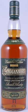 Cragganmore 1987 13 Years Distillers Edition 2001 Special Release CggD-6552 Speyside Single Malt Scotch Whisky 40.0%