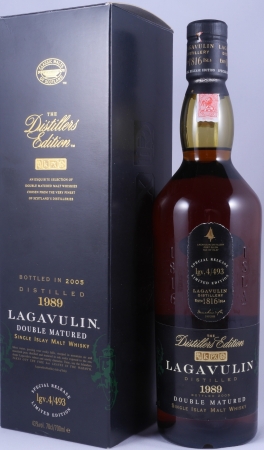 Lagavulin 1989 16 Years Distillers Edition 2005 Special Release lgv.4/493 Islay Single Malt Scotch Whisky 43,0%