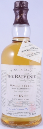 Balvenie 1980 15 Years Single Barrel Oak Cask No. 13275 Highland Single Malt Scotch Whisky 50,4% 1,0 Liter