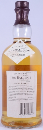 Balvenie 1980 15 Years Single Barrel Oak Cask No. 13275 Highland Single Malt Scotch Whisky 50,4% 1,0 Liter