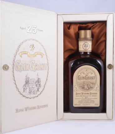 Glen Grant 25 Years Royal Wedding Reserve Limited Edition Highland Single Malt Scotch Whisky 40,0%