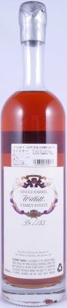 Willett 9 Years Single Barrel No. 1443 Silver Wax for Shinanoya Tokio Family Estate Rare Release Kentucky Straight Bourbon Whiskey 64,35%