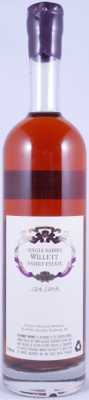 Willett 6 Years Single Barrel No. 110 Purple Wax Sealed Family Estate Rare Release Kentucky Straight Bourbon Whiskey 60.6%