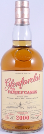 Glenfarclas 2000 14 Years The Family Casks Refill Sherry Butt Cask No. 4075 Highland Single Malt Scotch Whisky 58,5%
