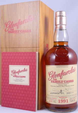 Glenfarclas 1991 24 Years The Family Casks First Fill Sherry Butt Cask No. 162 Highland Single Malt Scotch Whisky 58,0%