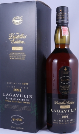Lagavulin 1991 16 Years Distillers Edition 2007 Special Release lgv.4/495 Islay Single Malt Scotch Whisky 43.0%