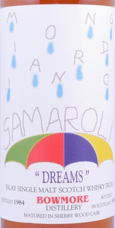 Bowmore 1984 15 Years Sherry Cask Mongiardino Samaroli Dreams Moon Import Islay Single Malt Scotch Whisky 45,0%