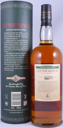 Glenmorangie Madeira Wood Finish Highland Single Malt Scotch Whisky 43.0% 1.0 Litre