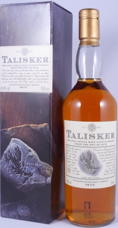 Talisker 10 Years Gray Stone Label Isle of Skye Single Malt Scotch Whisky 45,8%