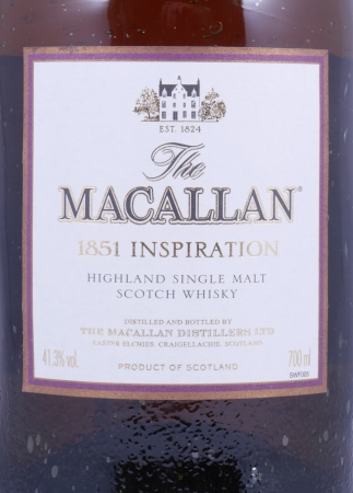 Macallan 1851 Inspiration Limited Edition Highland Single Malt Scotch Whisky 41.3%