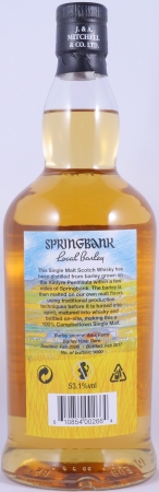 Springbank 11 Years Local Barley Release 2017 Campbeltown Single Malt Scotch Whisky Cask Strength 53,1%