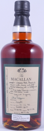 Macallan 1990 13 Years Exceptional Single Cask 6 Sherry Butt 24483 Highland Single Malt Scotch Whisky 59,6%