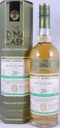 Bowmore 1996 20 Years Refill Hogshead No. HL13301 Hunter Laing Old Malt Cask Islay Single Malt Scotch Whisky 50,0%