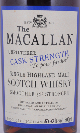 Macallan 1980 21 Years Sherry Butt Cask No. 17937 Exceptional Single Cask 3 Blue Ribbon Highland Single Malt Scotch Whisky 51,0%