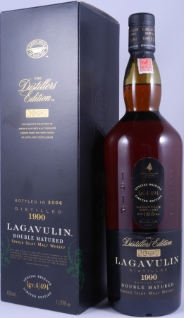 Lagavulin 1990 16 Years Distillers Edition 2006 Special Release lgv.4/494 Islay Single Malt Scotch Whisky 43.0% 1.0L
