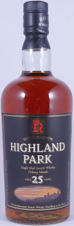Highland Park 25 Years Release 2004 Sherry Casks Remy Amerique New York Orkney Islands Single Malt Scotch Whisky 50,7%
