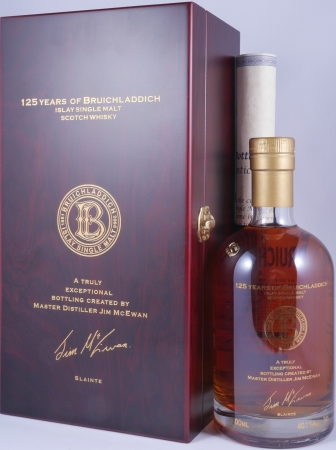 Bruichladdich 1970 35 Years Bourbon Casks / Zind Humbrecht Pinot Gris Cask Finish 125th Anniversary Islay Single Malt Scotch Whisky 40,1%