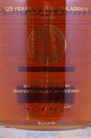 Bruichladdich 1970 35 Years Bourbon Casks / Zind Humbrecht Pinot Gris Cask Finish 125th Anniversary Islay Single Malt Scotch Whisky 40,1%