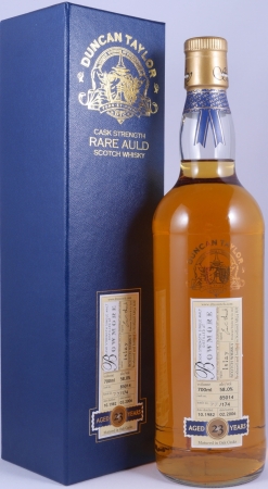 Bowmore 1982 23 Years Oak Cask No. 85014 Duncan Taylor Cask Strength Rare Auld Edition Islay Single Malt Scotch Whisky 58,0%