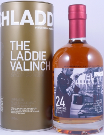 Bruichladdich 2006 9 Years Rivesaltes Cask No. 3305 The Laddie Crew Valinch No. 24 John Evans Islay Single Malt Scotch Whisky 59,9%