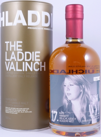 Bruichladdich 1990 25 Years Sherry Hogshead Cask No. 006 Islay The Laddie Crew Valinch No. 17 Kate Hannett Islay Single Malt Scotch Whisky 48,2%
