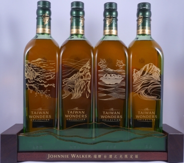 Johnnie Walker Green Label Taiwan Wonders Collection Jade Mountain Edition Blended Malt Scotch Whisky 43,0%
