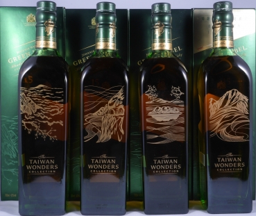 Johnnie Walker Green Label Taiwan Wonders Collection Jade Mountain Edition Blended Malt Scotch Whisky 43,0%