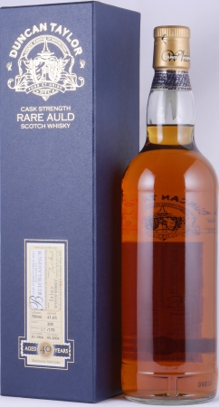 Bruichladdich 1966 40 Years Oak Cask No. 200 Duncan Taylor Cask Strength Rare Auld Edition Islay Single Malt Scotch Whisky 41,6%