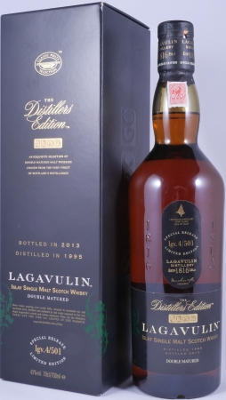 Lagavulin 1995 18 Years Distillers Edition 2013 Special Release lgv.4/501 Islay Single Malt Scotch Whisky 43,0%