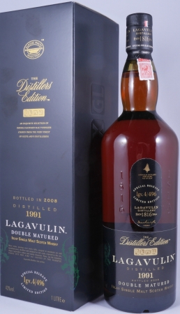 Lagavulin 1991 16 Years Distillers Edition 2008 Special Release lgv.4/496 Islay Single Malt Scotch Whisky 43,0% 1,0L