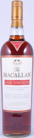 Macallan Cask Strength Sherry Oak Highland Single Malt Scotch Whisky for Dettling and Marmot AG Suisse 58.2%