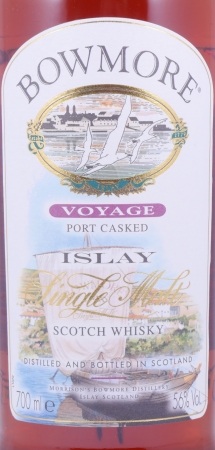 Bowmore Voyage Port Casked Limited Edition Islay Single Malt Scotch Whisky Cask Strength 56.0%