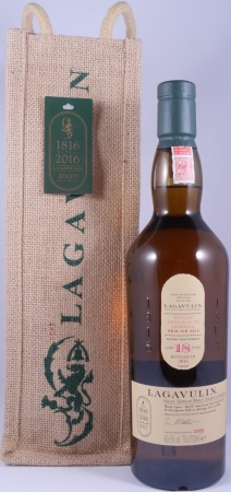 Lagavulin 18 Years American Oak Casks & European Oak Bodega Sherry Butts Feis Ile 2016 Limited Edition Islay Single Malt Scotch Whisky 49.5%
