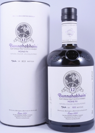 Bunnahabhain 2004 12 Years Moine PX Bourbon/Pedro Ximenez Sherry Cask Finish Feis Ile 2016 Islay Single Malt Scotch Whisky 54,6%