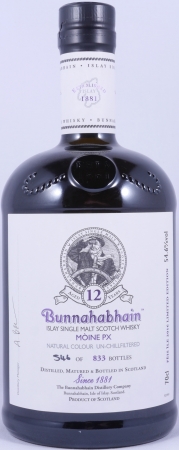 Bunnahabhain Feis Ile 2016 Moine PX Limited Edition 12 Years Islay Single Malt Scotch Whisky 54.6%