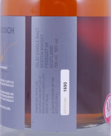 Bruichladdich 15 Years PHD_135 Feis Ile 2016 Limited Edition Islay Single Malt Scotch Whisky 50.0%