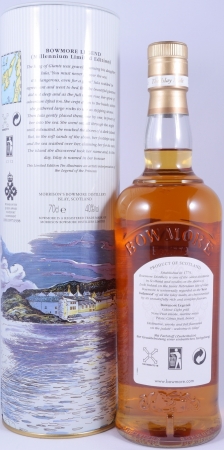 Bowmore Legend of the Princess Giant Millenium Limited Edition 6. Release Islay Single Malt Scotch Whisky 40.0%