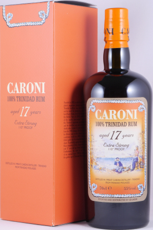 Caroni 1998 17 Years Extra Strong 110° Proof Heavy Trinidad Rum 55.0%