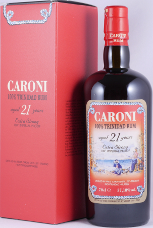 Velier Caroni 1996 21 Years Extra Strong 100° Imperial Proof Heavy Trinidad Rum 57.18%