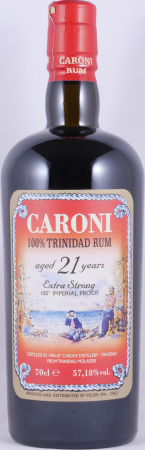 Velier Caroni 1996 21 Years Extra Strong 100° Imperial Proof Heavy Trinidad Rum 57.18%