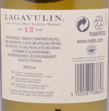 Lagavulin 2002 12 Years 14th Special Release 2014 Limited Edition Islay Single Malt Scotch Whisky Cask Strength 54.4%